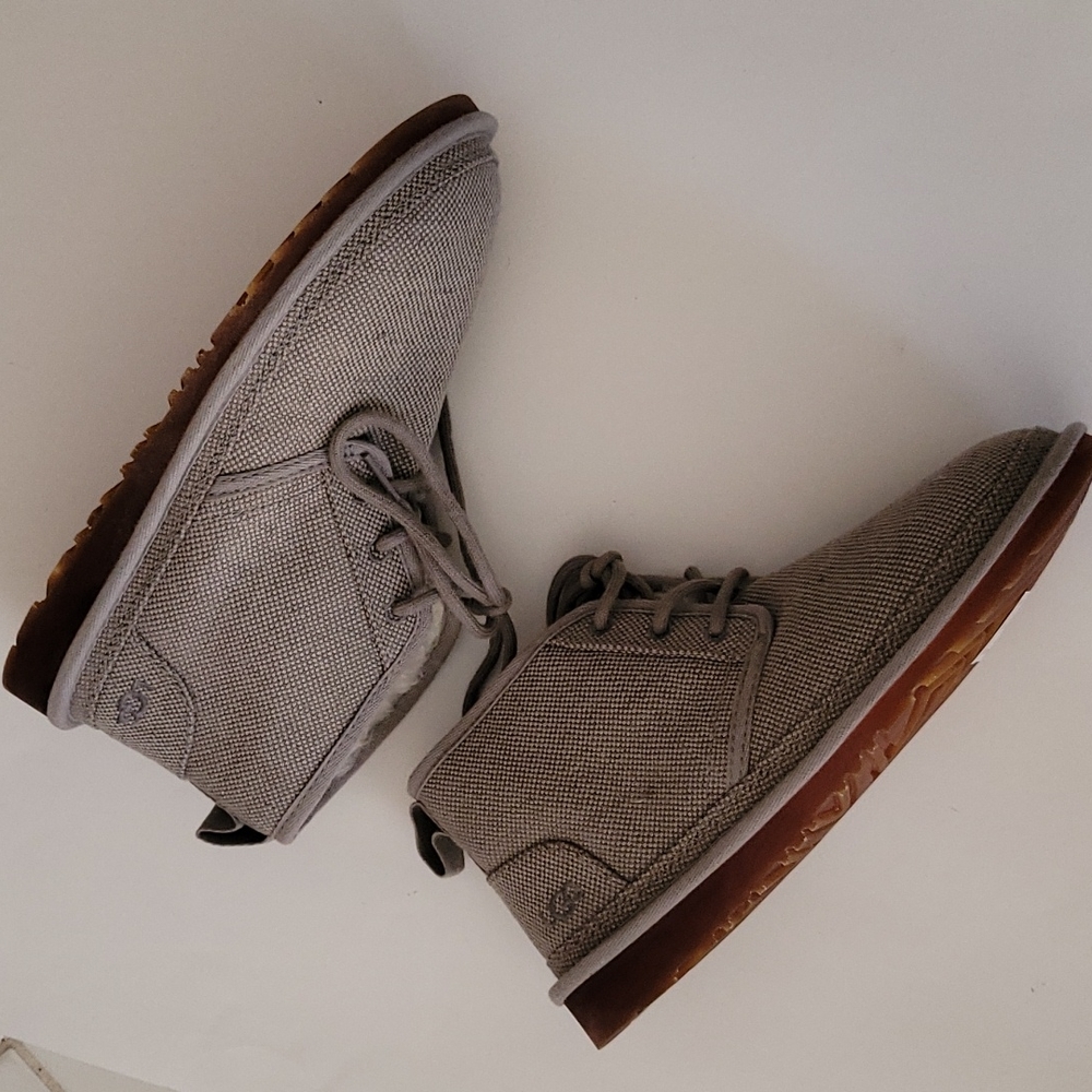 UGG NEUMEL Tencel Gray Ankle Booties - Picture 5 of 16